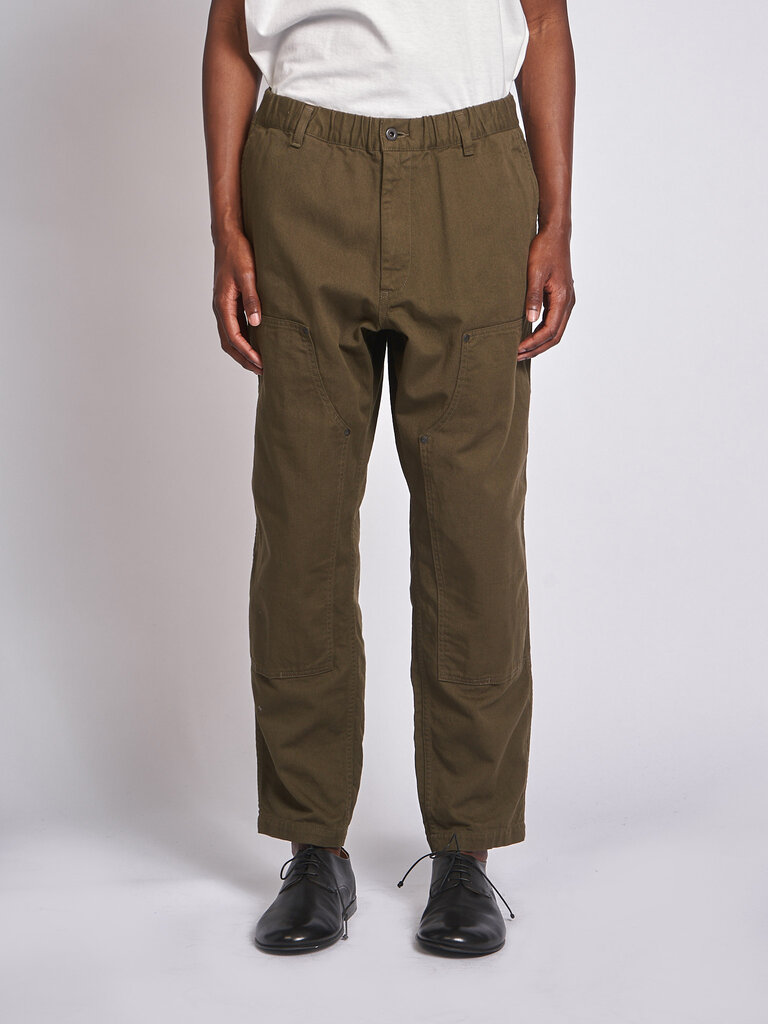 Yohji Yamamoto Pantalon D-Elastic Work HK-P98-040 Khaki