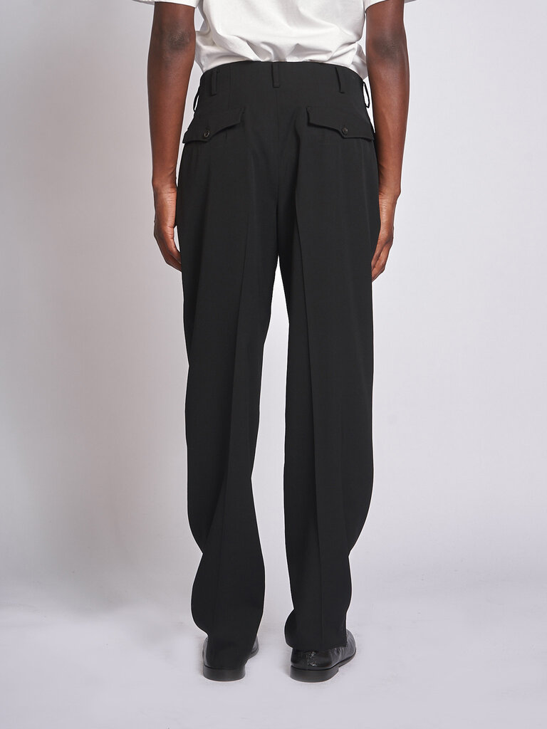 Yohji Yamamoto Pantalon 2 Tucks HK-P83-150 Noir