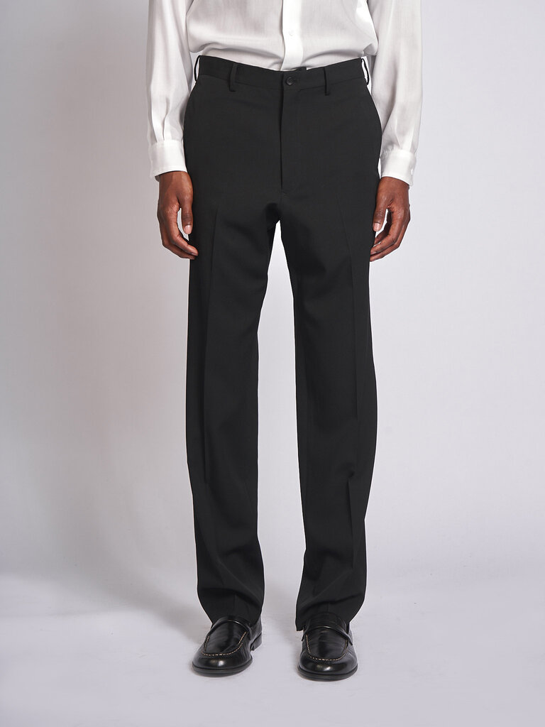 Yohji Yamamoto Black No Tuck HK-P85-150 Pants