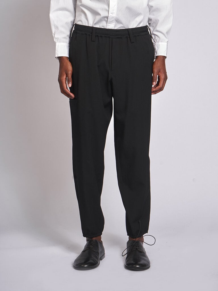 Yohji Yamamoto Pantalon Rib Pocket HK-P03-140 Noir