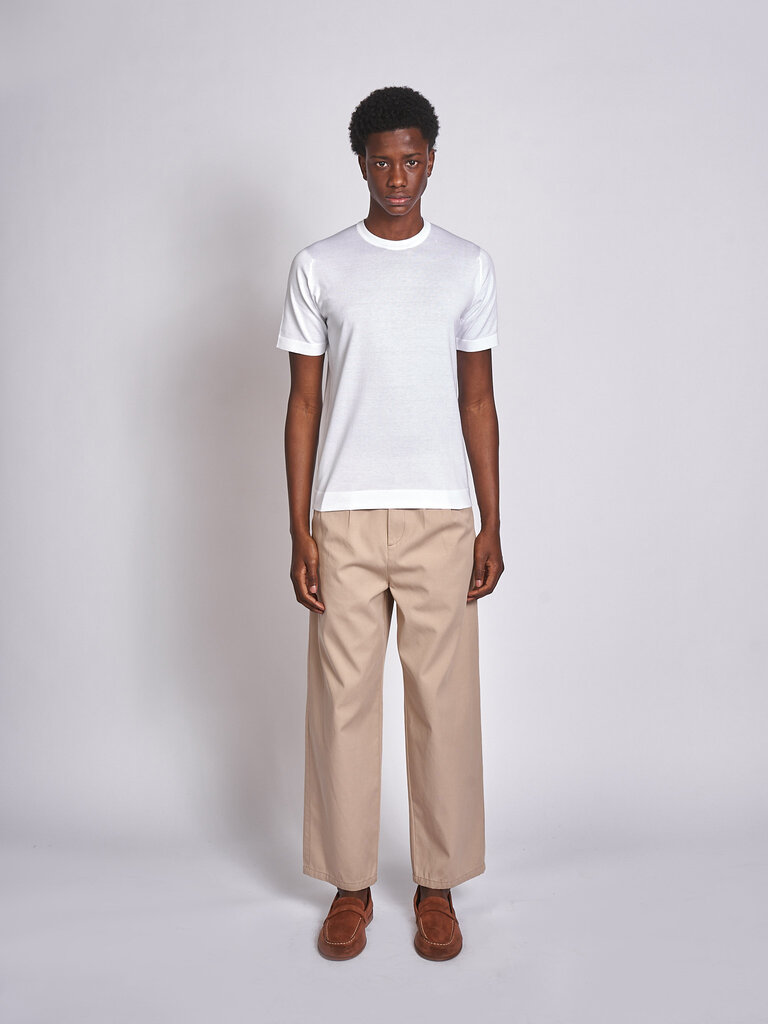 John Smedley White Lorca T-Shirt