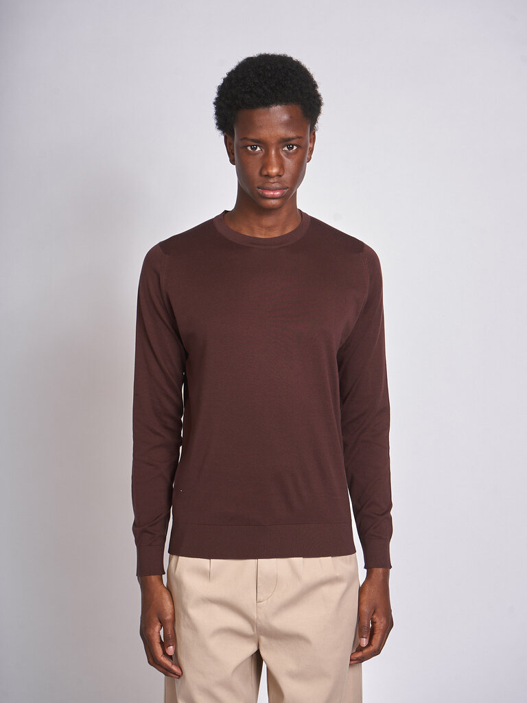 John Smedley Raisin Rowland CN LS Sweater