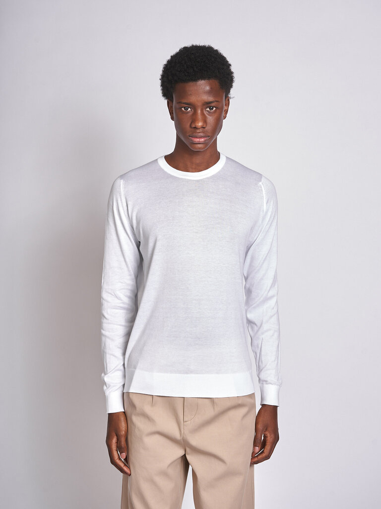 John Smedley Chandail Rowland Blanc