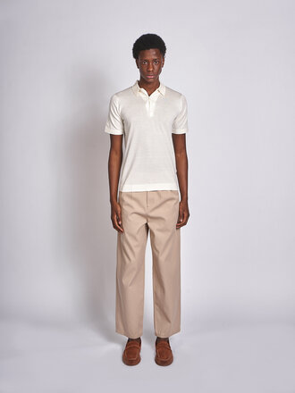 John Smedley Starch Mycroft Welted SS Polo