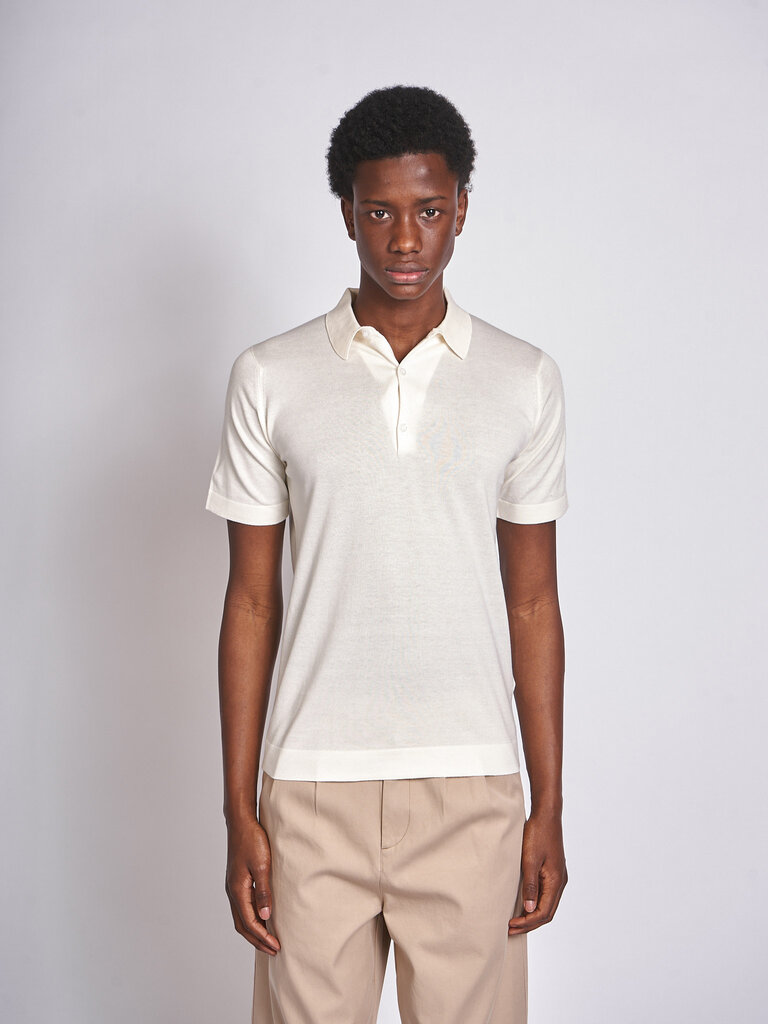 John Smedley Starch Mycroft Welted SS Polo