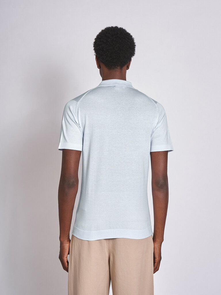 John Smedley Polo Mycroft Welted SS Dew