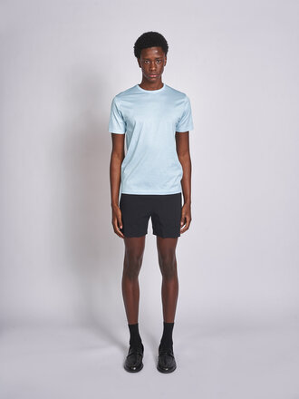 Sunspel Pastel Blue26 SS Classic T-shirt