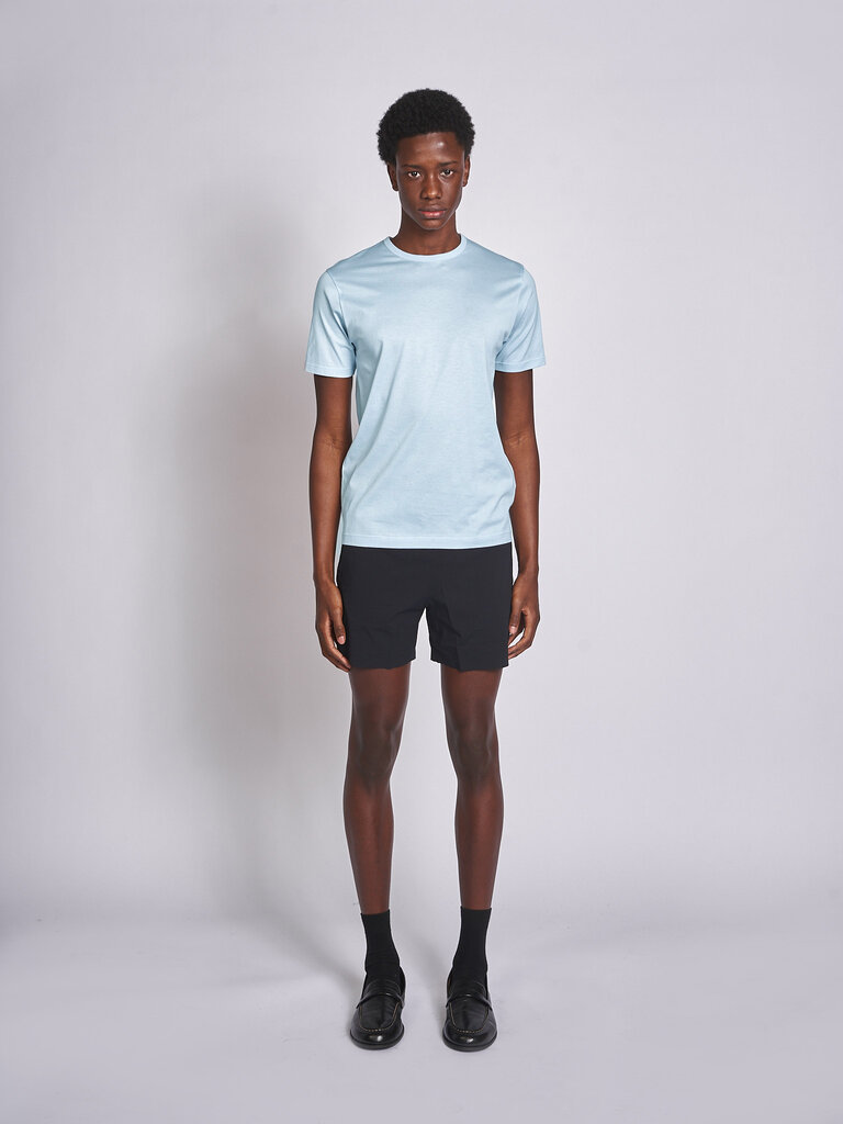 Sunspel Pastel Blue26 SS Classic T-shirt