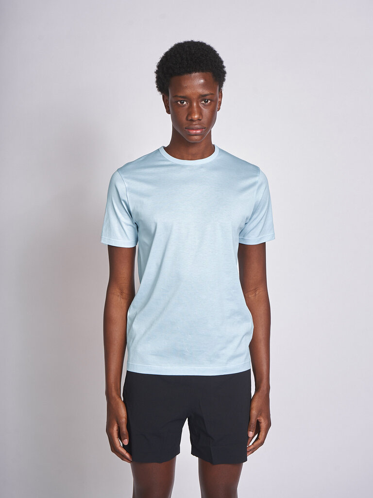 Sunspel Pastel Blue26 SS Classic T-shirt