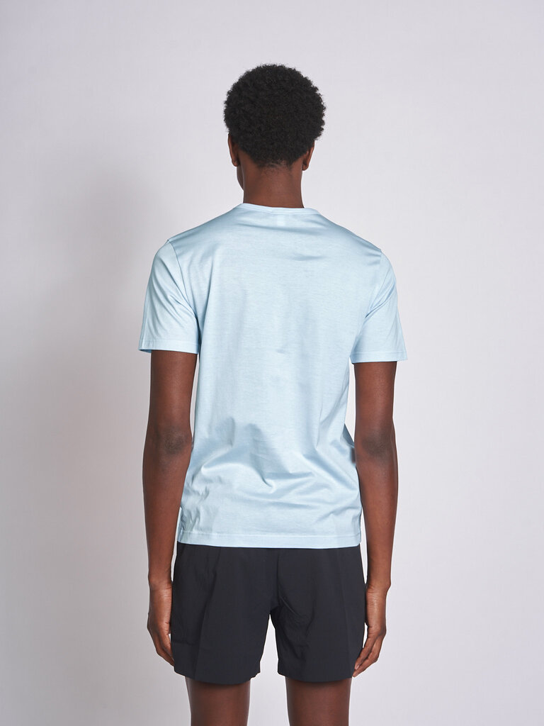 Sunspel Pastel Blue26 SS Classic T-shirt