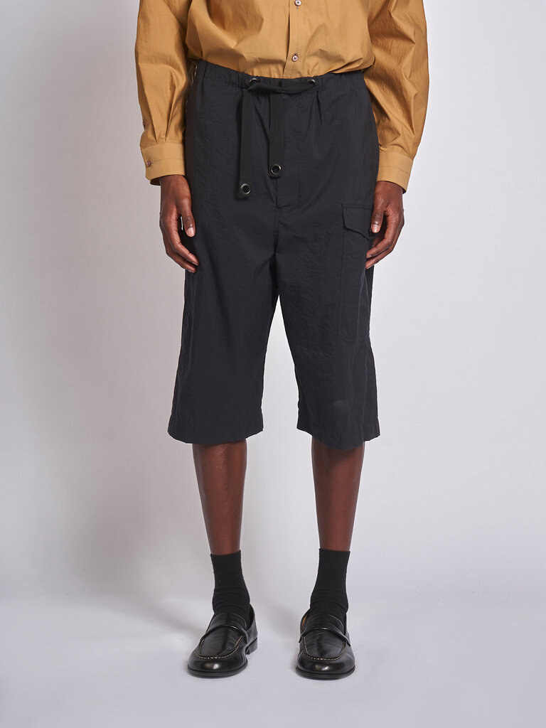 Lemaire Bermuda Cargo Easy Shorts Squid Ink