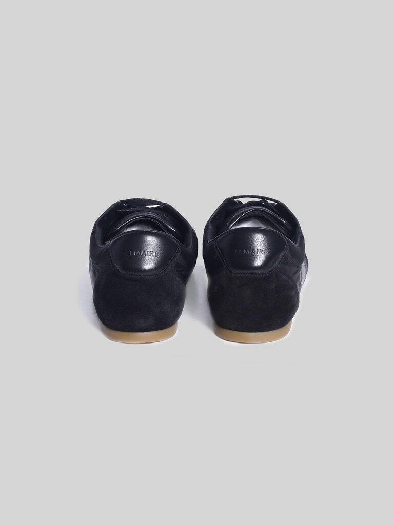 Lemaire Black Soft Runner Sneakers