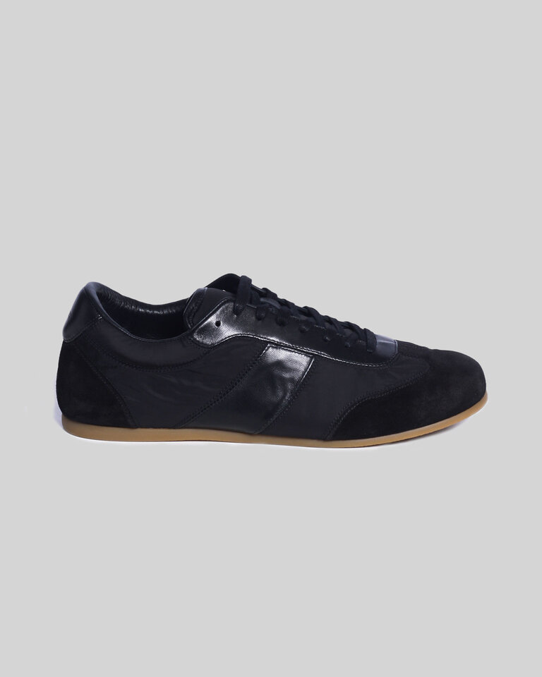 Lemaire Black Soft Runner Sneakers