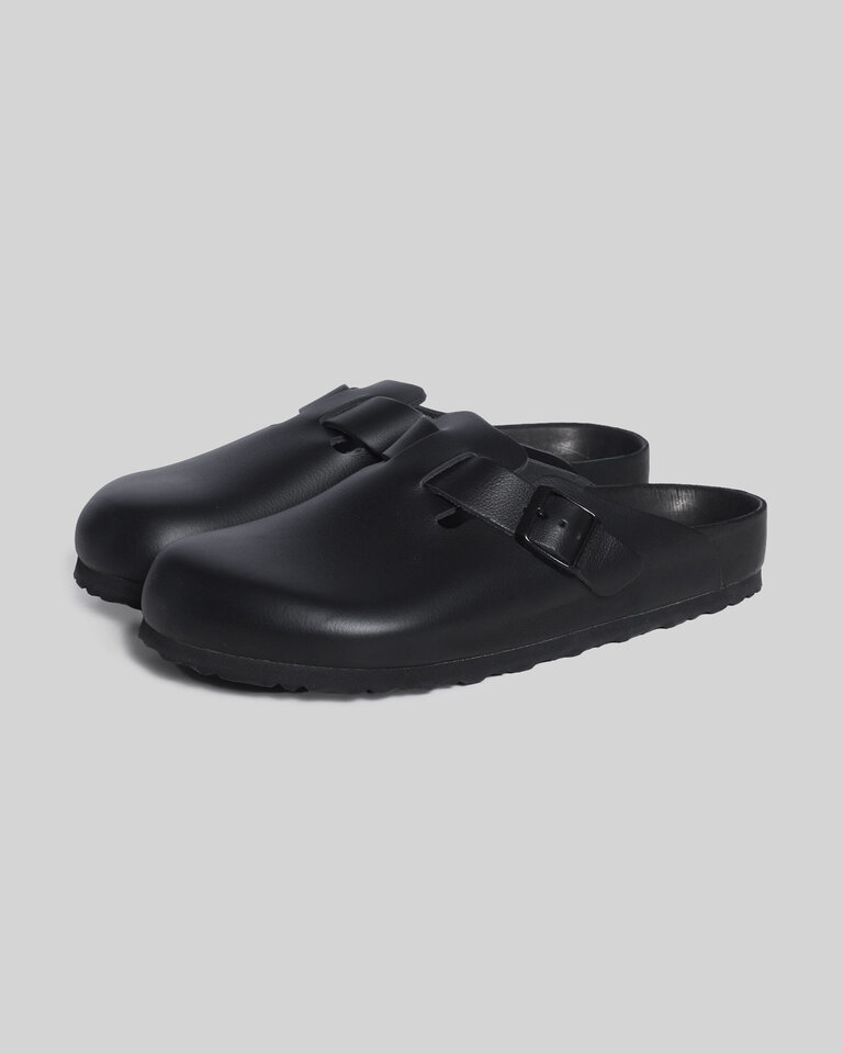 Birkenstock Black Boston Exquisite Leather Sandal