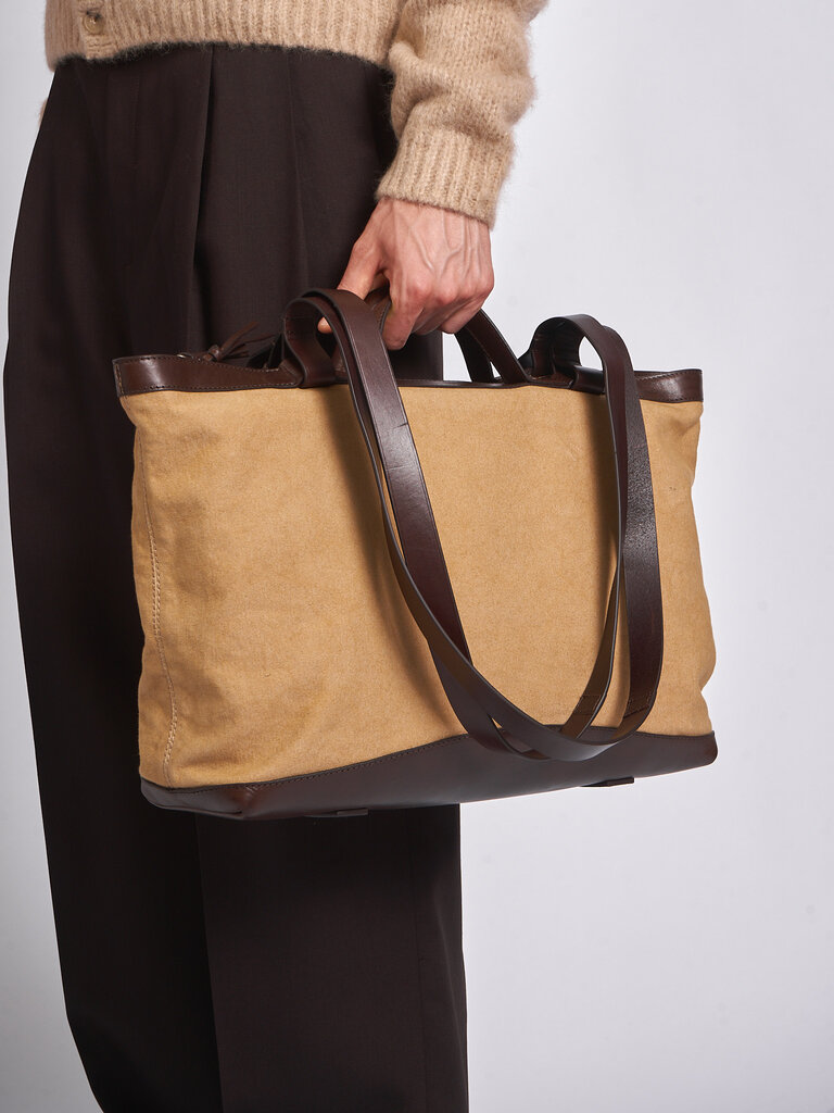 Dries Van Noten Ocre Carter Bag