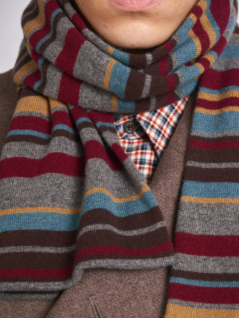 Dries Van Noten Grey Meo 4705 Scarf