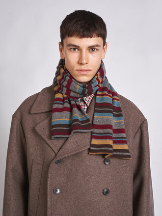 Dries Van Noten Grey Meo 4705 Scarf
