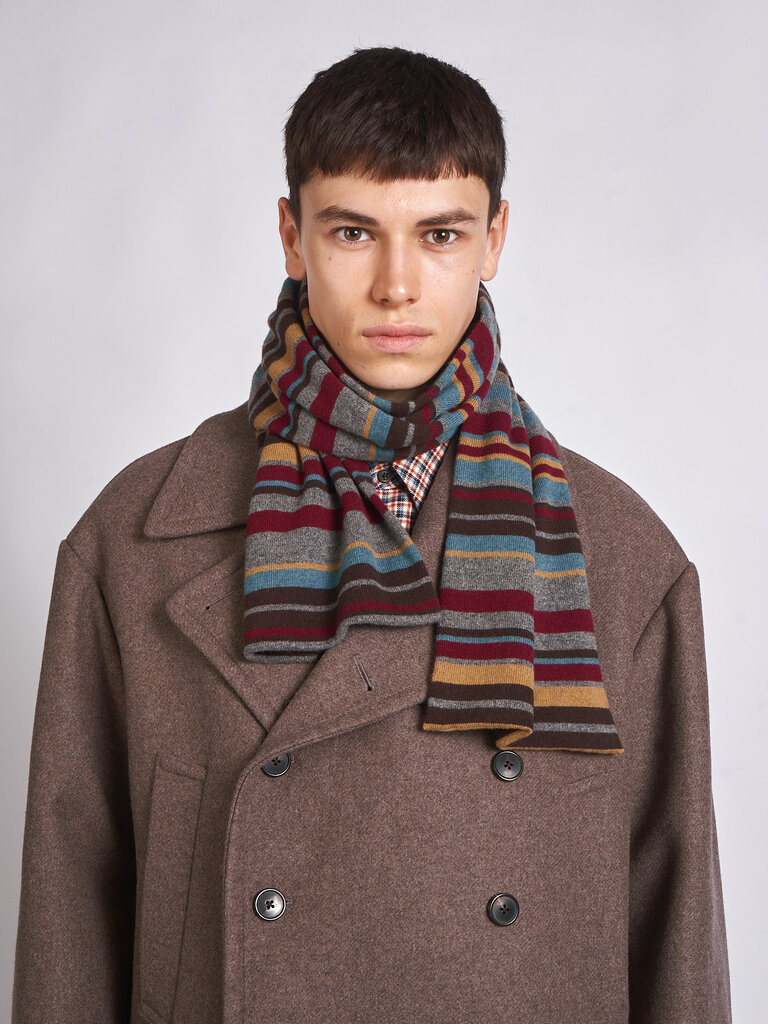 Dries Van Noten Grey Meo 4705 Scarf