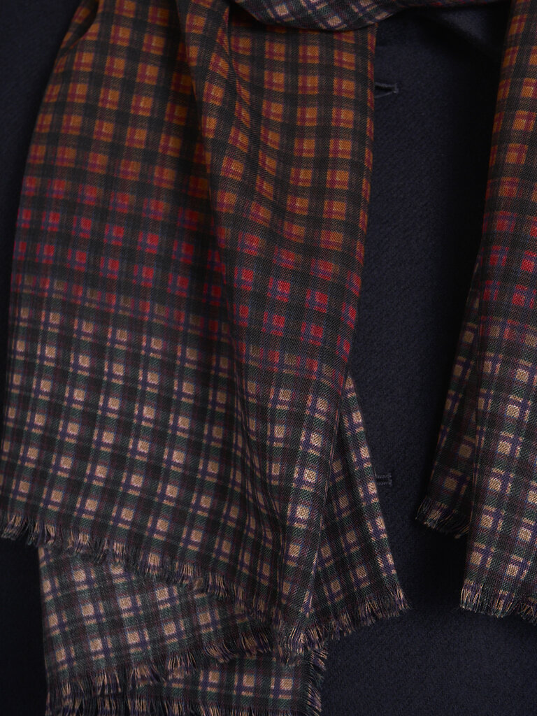 Dries Van Noten Foulard Folk Q.4124 Orange