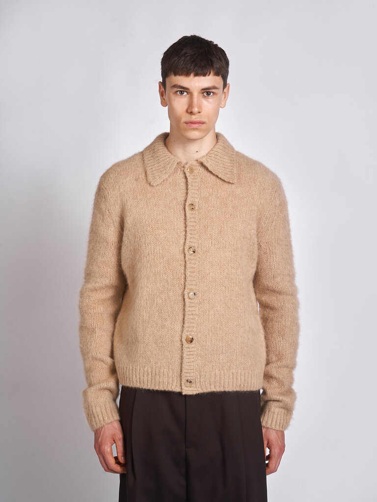 Dries Van Noten Cardigan Mora Écru