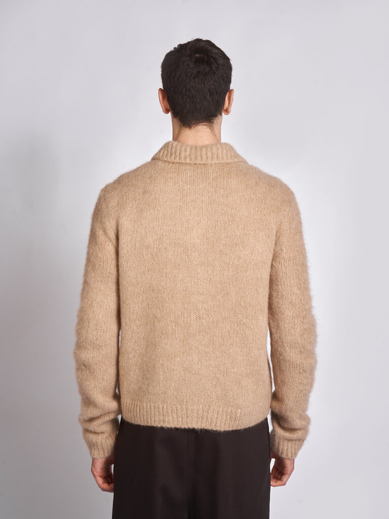 Dries Van Noten Cardigan Mora Écru