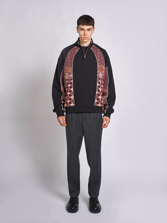 Dries Van Noten Navy Hackney Sweater