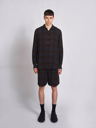 Dries Van Noten Brown Piperi Bermuda