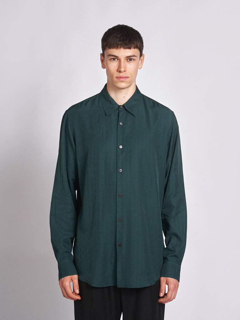 Dries Van Noten Petrol Curles GD Shirt