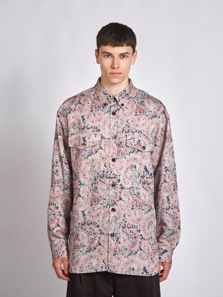 Dries Van Noten Chemise Cromo Marine