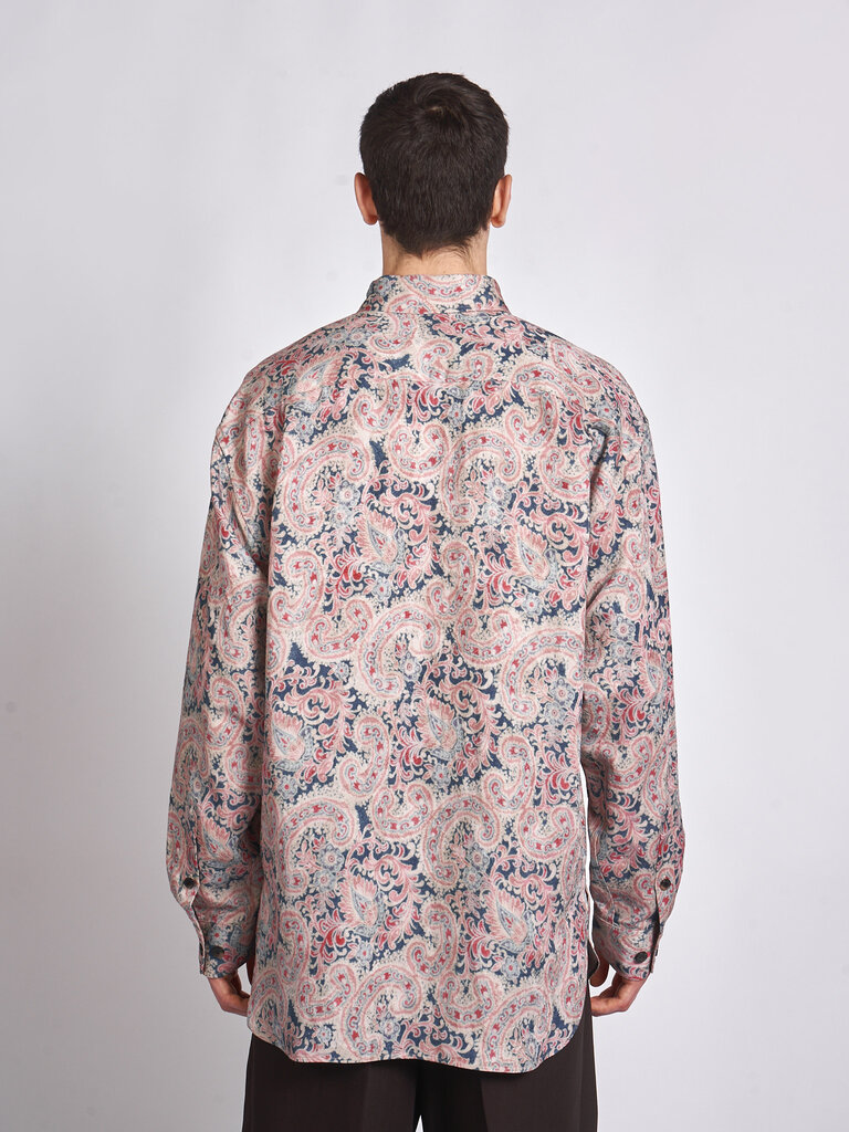 Dries Van Noten Navy Cromo Shirt