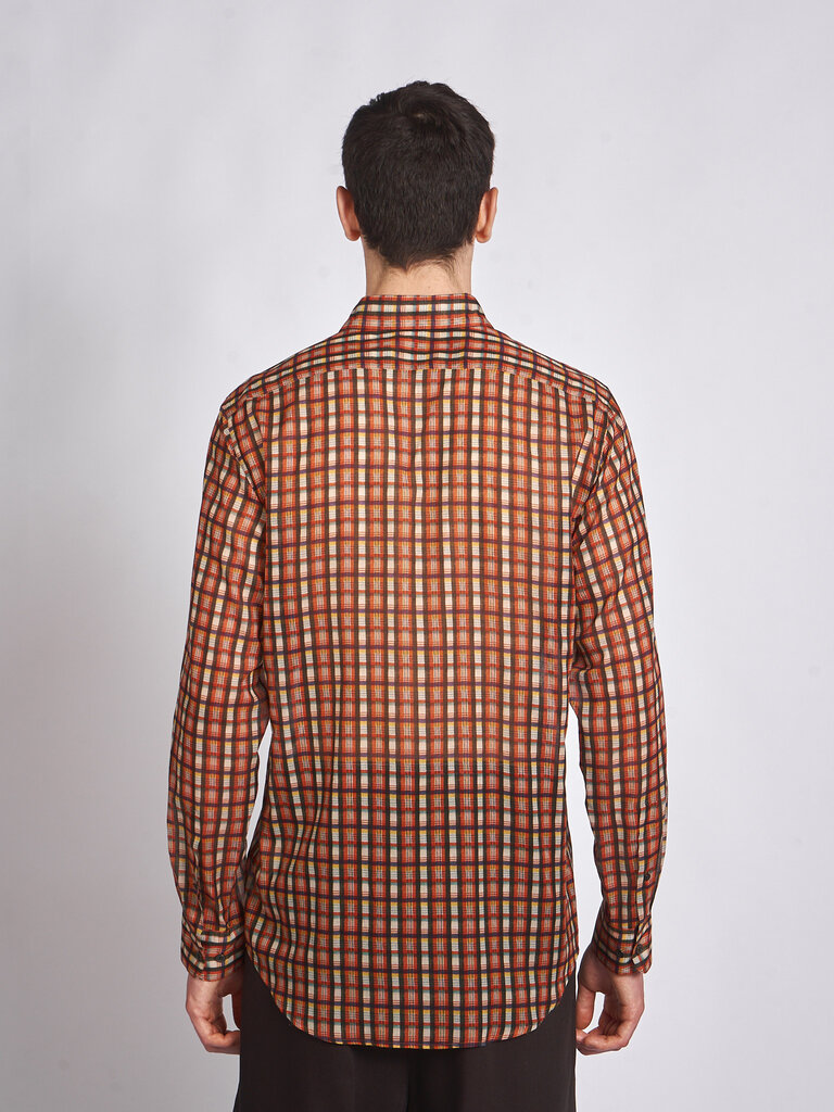 Dries Van Noten Orange Curles Shirt