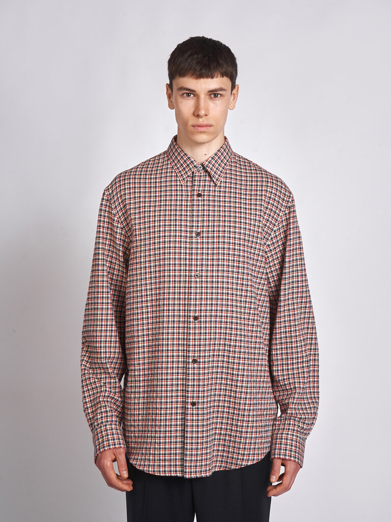 Dries Van Noten Chemise Caper Rouge