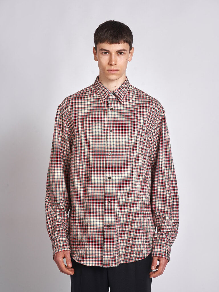 Dries Van Noten Red Caper Shirt