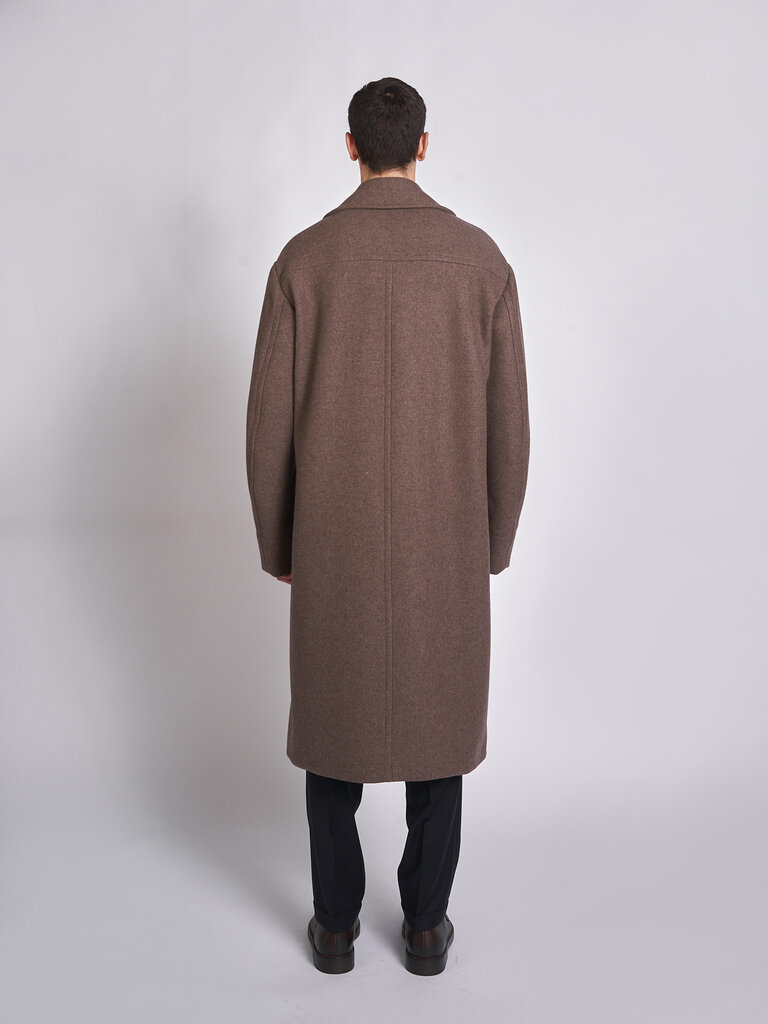 Dries Van Noten Manteau Rascott Bis Taupe