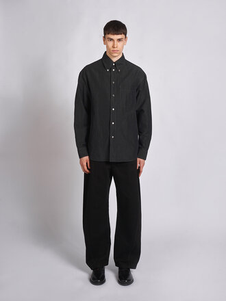 Lemaire Charbon Button Down Shirt
