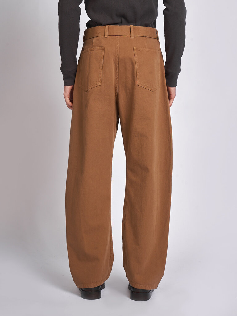Lemaire Pantalon Twisted Belted Tabac
