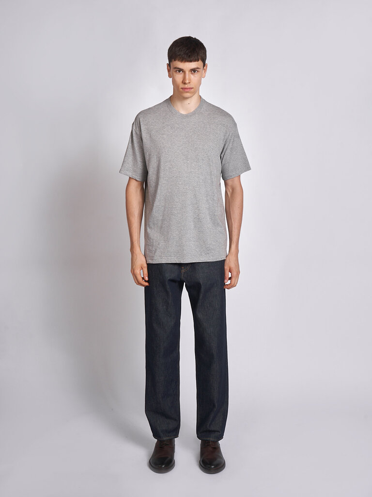 Auralee T-Shirt Seamless Crew Neck Top Gris