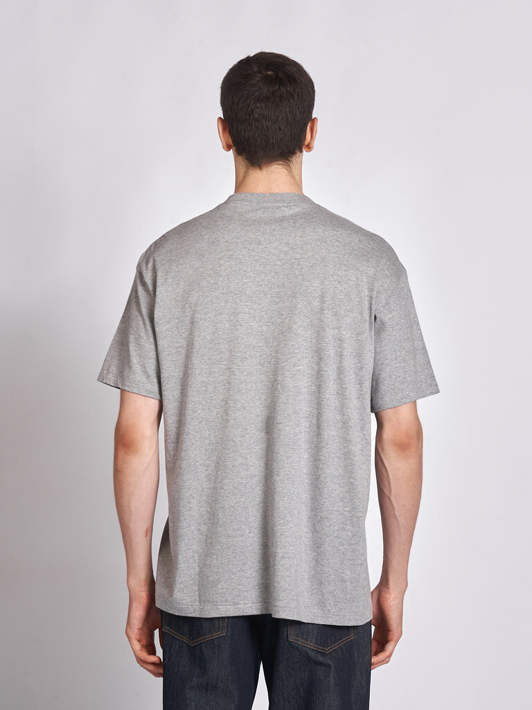 Auralee T-Shirt Seamless Crew Neck Top Gris
