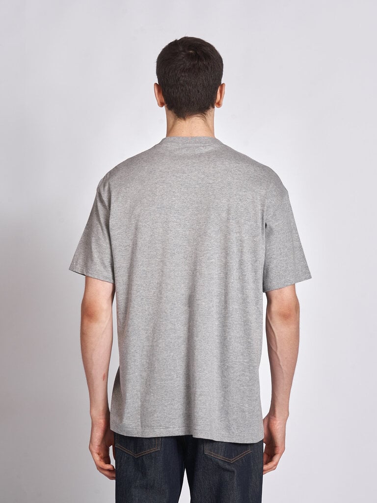 Auralee Top Gray Seamless Crew Neck T-shirt