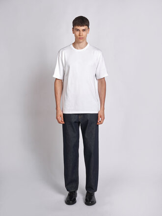 Auralee T-Shirt Luster Plaiting Blanc