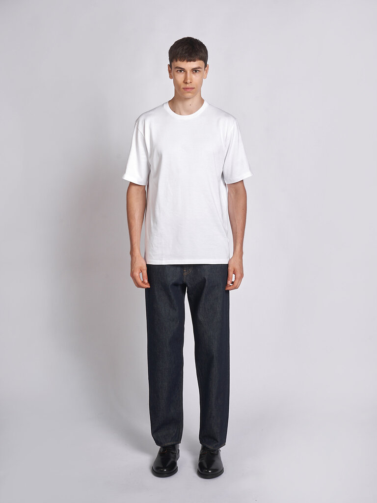 Auralee T-Shirt Luster Plaiting Blanc