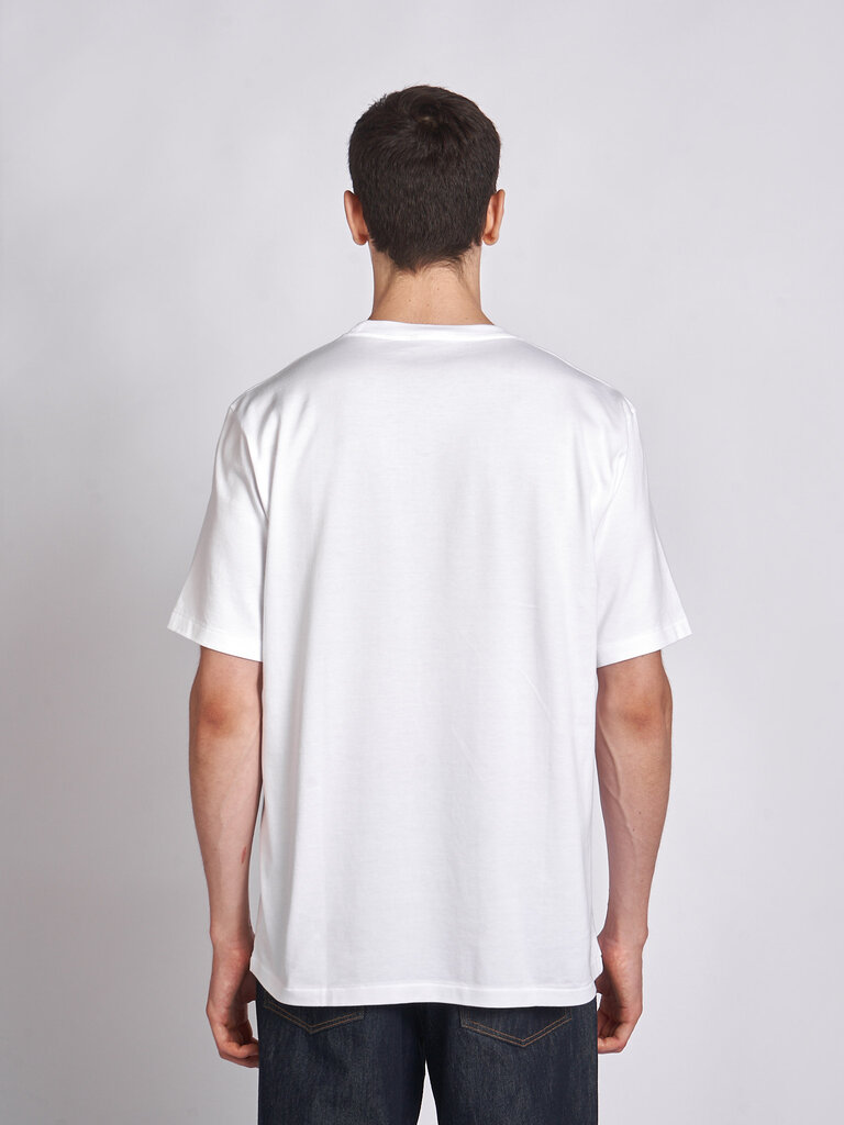 Auralee T-Shirt Luster Plaiting Blanc