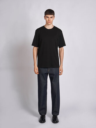 Auralee T-Shirt Luster Plaiting Noir