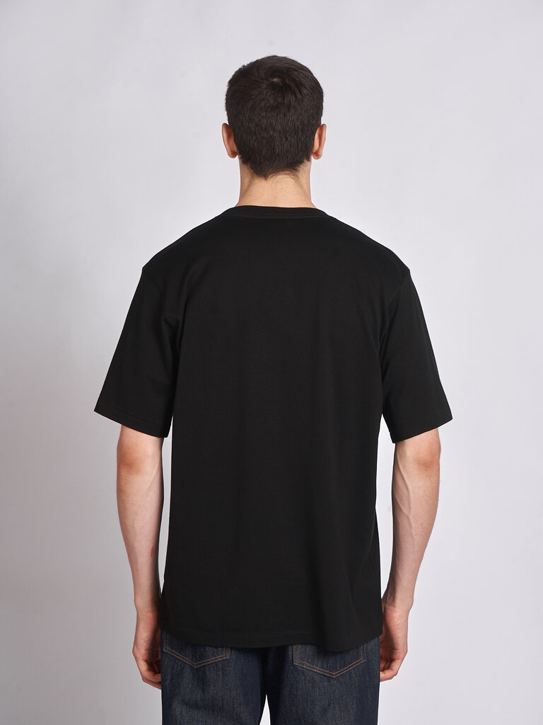 Auralee T-Shirt Luster Plaiting Noir