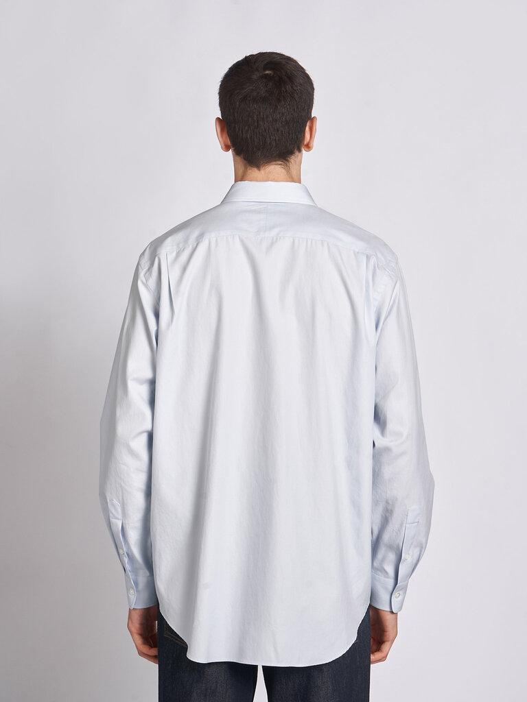 Auralee Light Blue Washed Finx Twill Shirt
