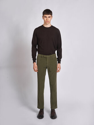 Boglioli Green Corduroy Pants