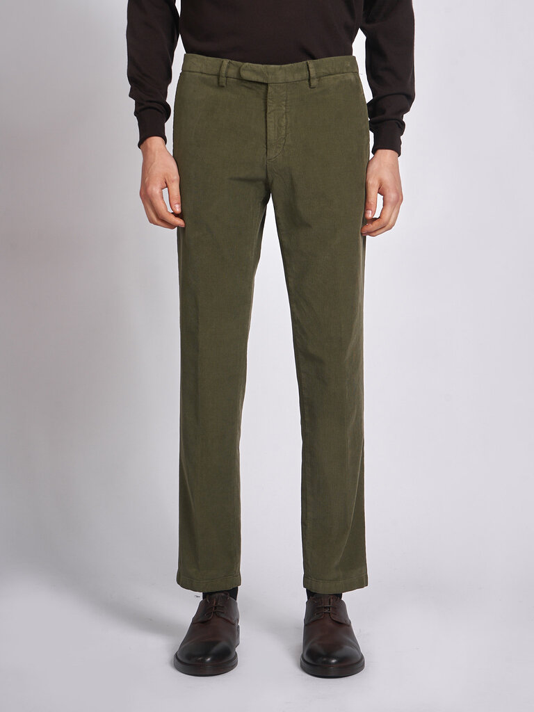 Boglioli Pantalon Corduroy Vert