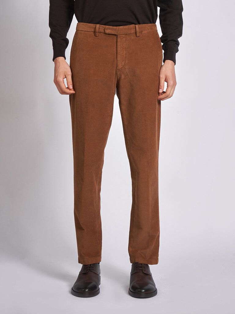 Boglioli Pantalon Corduroy Cuivre