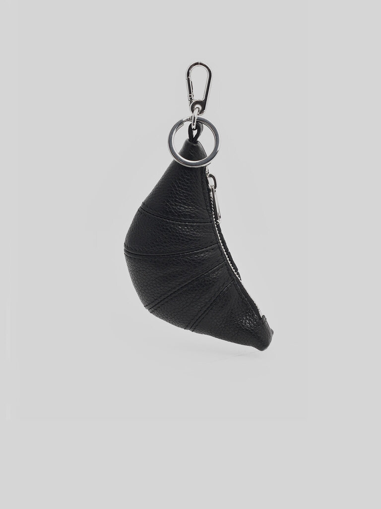 Lemaire Black Mini Croissant Keychain