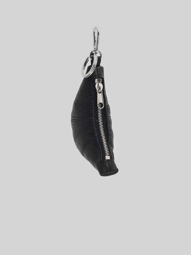 Lemaire Black Mini Croissant Keychain